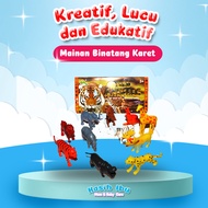 Complete Rubber Animal Toys Set Of Wild Animals Animal Toys Small Flexible Rubber Animal Toys Animal