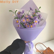 ⚡️Fast Delivery⚡️扭扭棒花束Purple/pink Daisy Chamomile Bouquet (60 Flowers)  Pipe cleaner flowers DIY Mat