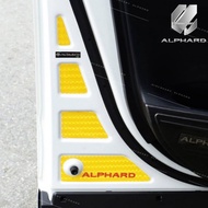 alphard vellfire car door shinning refletor stiker accessories agh30