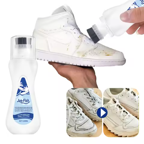 White Shoe Cleaner Stain Removal Leather Sneaker Canvas Sport Shoe Yellow Edge Deoxidizer Anti Oxida