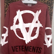 crewneck vetements anarchy