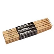 ไม้กลองชุด หัวไม้  GoodWood by VATER  Hickory Wood Tip Drumstick 5A