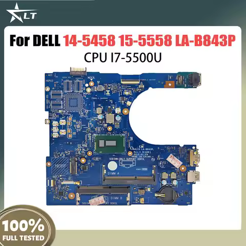 For Dell Inspiron 5458 5558 5758 Motherboard LA-B843P i3 i5 4/5th 04RYMR 0PPD60 GPU VGA OR HDMI Main