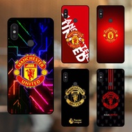 Redmi Note 5, Note 5 Pro Phone Case With Black Border Of MU Football Club