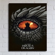 House Of The Dragon Art Logo Wall Poster