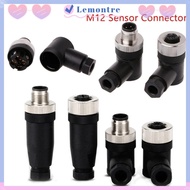 LEMONTRE M12 Sensor Connector, Connector Male Female Socket M12 Aviation Plug, Sensor Plug M12 Senso