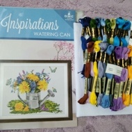DMC Watering Can Cross Stitch kit