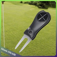Moon onair dụng cụ sửa tảng đất cỏ golf có thể gập lại đánh dấu sửa chữa ngã ba cho đào tạo tập thể