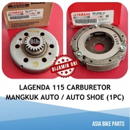 Yamaha Original Lagenda SRL115 Carburetor Mangkuk Auto Clutch Auto Shoe - 5D9-E6611-10 / 5D9-E6620-1