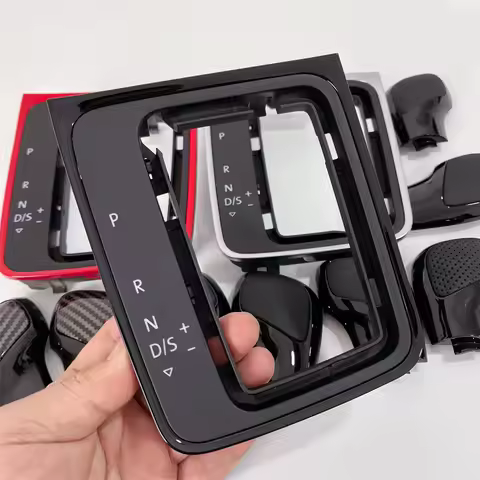 For DSG Gear Frame Bracket Circle Gear Shift Knob Base Trim Circle Automatic Gear Shift Knob For Gol