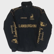 ใหม่ Cross-Border F1 Lamborghini ปัก Racing JACKET ขี่รถจักรยานยนต์ลําลองแขนยาวผู้ชายกีฬา