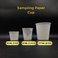 (100Pcs) 30ml/50ml/170ml Sampling Paper Cup White/Sample Cup/Small Cup/Disposable Sauce Cup 1oz/1.5o