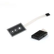 10pcs/lot 1x3 Matrix Array 3Key Button Membrane Switch Keypad Keyboard Control Panel DIY Kit For Ard
