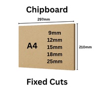 Chipboard A4 Size | 9mm 12mm 15mm 18mm 25mm | Fixed Cuts