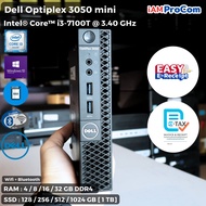 มินิคอมพิวเตอร์ Dell OptiPlex 3050 Mini - Core i3-7100T 3.4 GHz [Gen7] SSD ต่อ WIFI / Bluetooth ได้ม