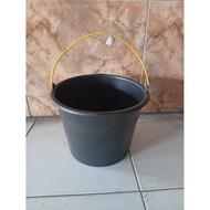 Black 2 Gallon Bucket Blessing Bucket/ Italian Bucket/