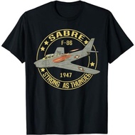 T-Shirt F-86 Sabre Jet F86 Sabrejet T-Shirt - Airplane Shirt - Men's T-Shirt - Airplane T-Shirt