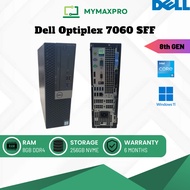 PC i5 Dell Optiplex 7060 SFF Intel Core i5 (8th Gen) / 8GB RAM / 256GB NVME / Win 11 Home (Refurbish