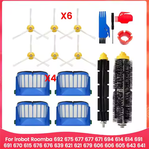 For Irobot Roomba 600 Series 694 692 690 695 680 660 665 651 650 620 Vacuum Cleaner Parts Main Side 