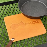 鍋敷き 栃木レザー 日本製 アウトドア キャンプ 登山 牛革 本革 鍋 調理器具 キッチン trivet mat LOG002