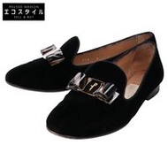 Salvatore Ferragamo Vara Ribbon Velvet Flat Bag 6M