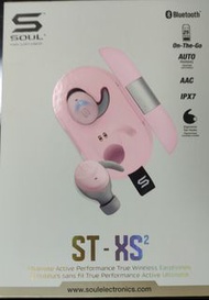 全新Soul Bluetooth ST-XS2 真無線藍牙耳機 聽歌 睇片  粉紅色 Pink earphone  聖誕禮物  抽獎 生日禮物 防水運動 女朋友 老婆」