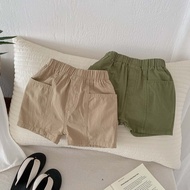Summer Children Soft Cotton Shorts Kid Boy Girl Plain Shorts