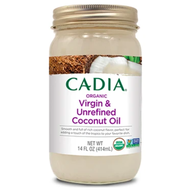 Cadia Organic Virgin & Unrefined Coconut Oil 414mL