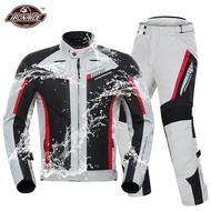 【LZ】 HEROBIKER Waterproof Motorcycle Jacket Man Racing Suit Wearable Motorcycle Jacket Motorcycle Pants Moto Set With EVA Protection