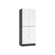 Wood Locker Storage Cabinet with Lock Organizer for Gym Cosmetic Studio Spa Bathroom