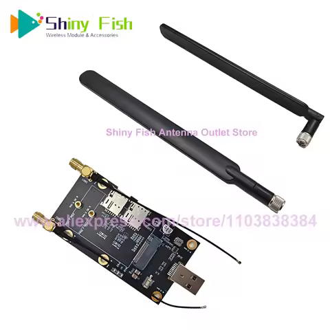 NGFF M.2 Key B to USB 3.0 Adapter LTE 4G 5G Module To USB3.0 Dongle With Dual SIM Antenna For RM520N