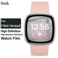 Original Imak Fitbit Versa3 Versa 3 Watch Film Screen Protector Fitbit Sense Full Cover Glue Acrylic