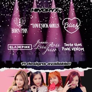 KPOP「BLACKPINK」BLINK MERCHANDISE FANDOM FAN ART CONCERT DESIGN CAR DECAL AUTOMOTIVE DIE-CUT VINYL ST