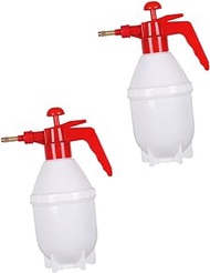 BESPORTBLE 2pcs Air Pressure Small Watering Can Pressure Water Spray Bottle Pressure Sprayer Bottle Plant Water Sprayer Handheld Plant Sprinklers Lawn Flowers Classic Red Pp+copper