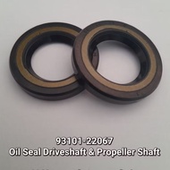 YAMAHA Outboard 40HP E40J E40X Oil Seal Driveshaft & Propeller #93101-22067