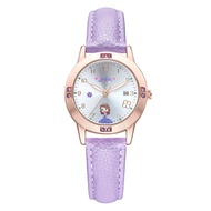 (29มม.)Disneyนาฬิกาดิสนีย์แท้ 100% สำหรับเด็กผู้หญิงโซเฟีย นาฬิกาควอทซ์กันน้ำ กันกระแทก นาฬิกาเด็ก ของขวัญวันเกิด sofia MK-14137