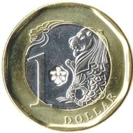 Koin 1 Dollar Singapura