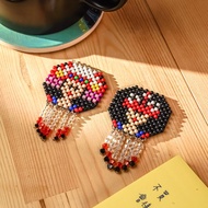 【原風藝站】串珠電冰箱貼 | 原住民 族服 台灣印象