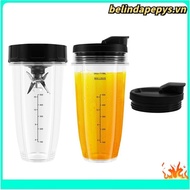 Blender Replacement Parts for , 2 24Oz Cups with To-Go Lids, 7 Fins Extractor Blade, for   Auto IQ