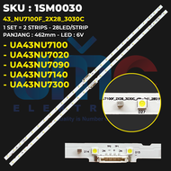 Backlight TV SAMSUNG UA43NU7100 UA43NU7020 UA43NU7090 UA43NU7140 UA43NU7300
