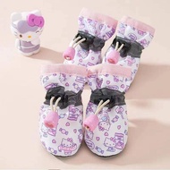 Dog Shoes Dog out Waterproof Foot Cover Teddy Feet Anti-Scratch Non-Slip Dog Socks Soft Sole Shoes T