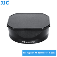 JJC LH-JXF35F14ฝาครอบเลนส์สำหรับอลูมิเนียมสี่เหลี่ยม Fujinon XF 35มม. F1.4เลนส์ R บนกล้องฟูจิฟูจิฟิล์ม XS10 XT5 XT4 XT3 XT30 XT2 XT20 XE4 XE3 XE2S XH2S XH2 XA5 XA7