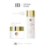 IB [Whitening Duo] Hyaluronic Toner + Snow White Cream ผลิตภัณฑ์บำรุงผิวหน้า