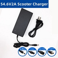 ⭐54.6V 2A charger for 48V li-ion Battery Charger DC Socket/connector for 48V 13S Lithium Skateboard 