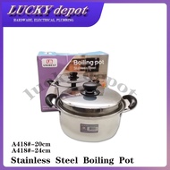 UNIBEST STAINLESS STEEL BOILING POT (20cm - 24cm) A418