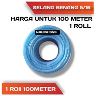 1 Roll 100Meter Selang Benang 5/16 / Selang Air Benang 5/16 Inch / Irigasi / Selang Pompa Dc
