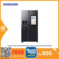 Samsung 594L SBS Family Hub Black Refrigerator Auto Open Door On Device Bixby RS90F65ANF/ME RS90F65A