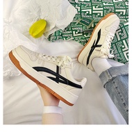 Small white shoes cream color ins college retro women's single shoes trend breathable college style 