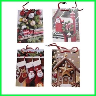 12 Pcs Christmas Thick Paper Gift Bag Large Size.