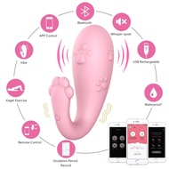 Silicone Vibrator Massager App Bluetooth Wireless Remote Control G-Spot Massage 8 Frequency Dildo Adult Game Sex Toys Fo